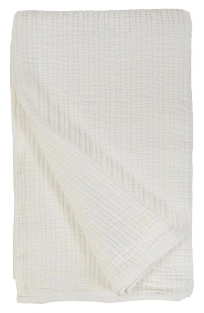 Shop Pom Pom At Home Chatham Matelassé Blanket In Cream