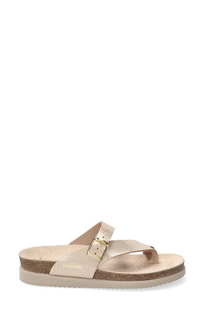 Shop Mephisto Helen Toe Loop Sandal In Light Sand Havana 37512