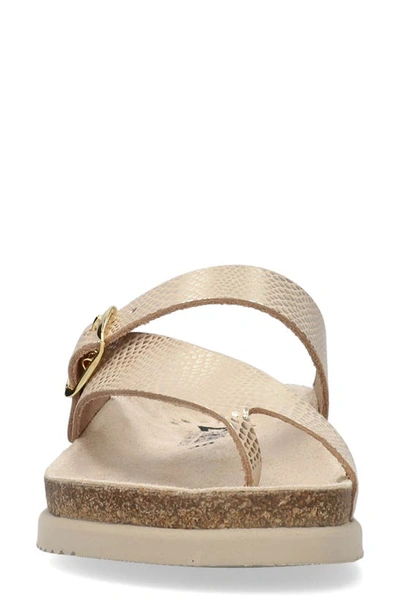 Shop Mephisto Helen Toe Loop Sandal In Light Sand Havana 37512