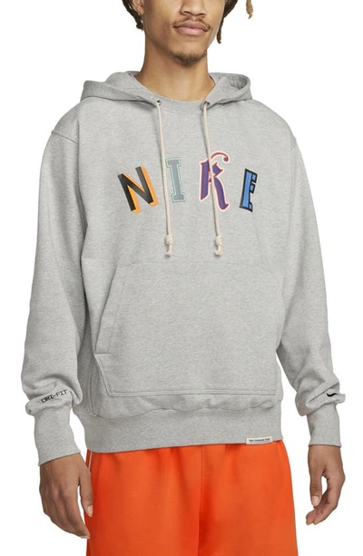 Nike Men's Dri-fit Standard Issue Pullover Basketball Hoodie In Grey |  ModeSens