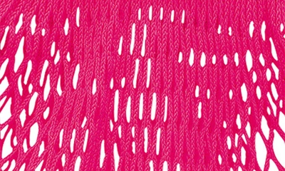 Shop Longchamp Le Pliage Filet Knit Shoulder Bag In Candy