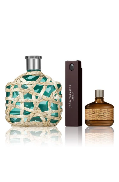 Shop John Varvatos Xx Artisan Teal Fragrance Set Usd $139 Value