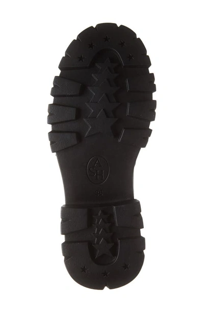 Shop Ash Lennox Lug Wingtip Boot In Black Leather