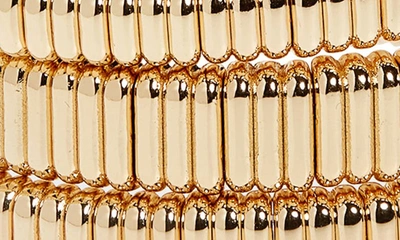 Roxanne Assoulin Set Of 3 Luxe Goldtone Bracelets In Gold