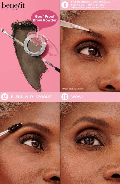 Shop Benefit Cosmetics Goof Proof Brow-filling Powder In Shade 6