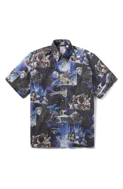 Shop Reyn Spooner Guardians Of The Galaxy Classic Fit Short Sleeve Button-down Shirt