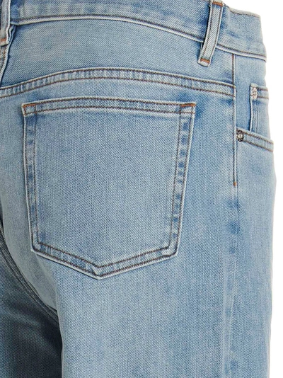 Shop Apc 'martin' Jeans In Light Blue