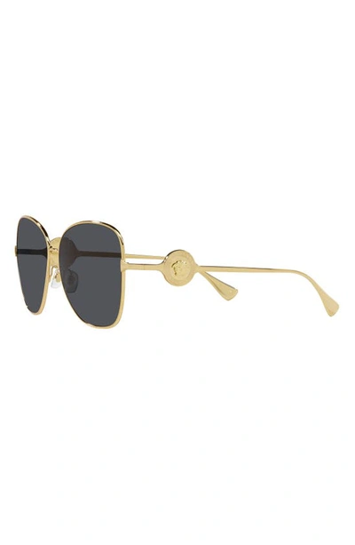 Shop Versace 60mm Butterfly Sunglasses In Gold