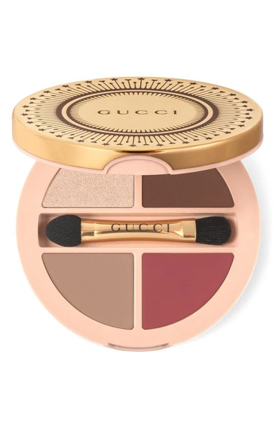 Shop Gucci Palette De Beauté Quatuor In Summerina Brown