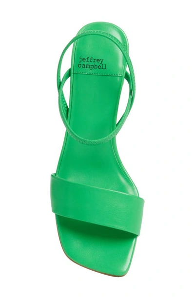 Shop Jeffrey Campbell Adapt Slingback Sandal In Green