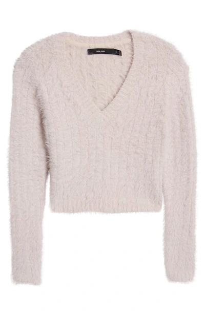 Shop Vero Moda Lapoilu V-neck Sweater In Lavender Fog