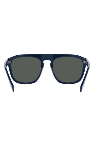 Shop Burberry Wren 57mm Square Sunglasses In Blue