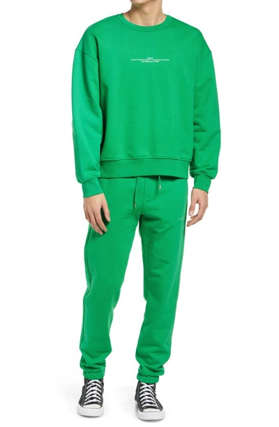 Frame Tie Waist Joggers In Pop Green