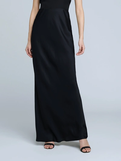 Shop L Agence Zeta Skirt In Black