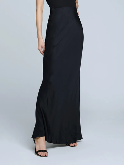 Shop L Agence Zeta Skirt In Black