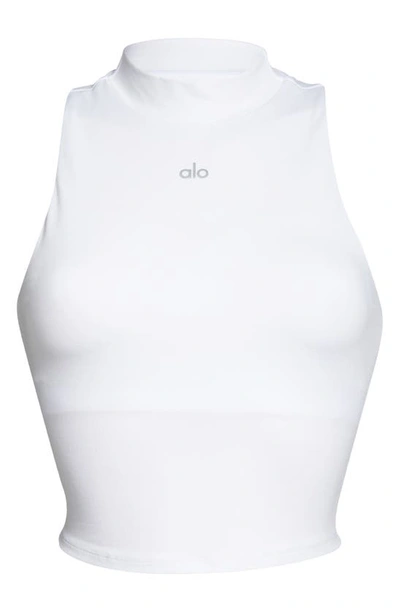 Shop Alo Yoga That Shelf Bra Alosoft Tank In White