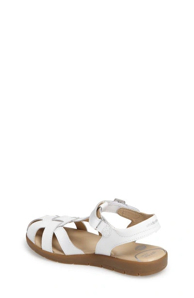 Stride Rite Summer Time Sandal In White