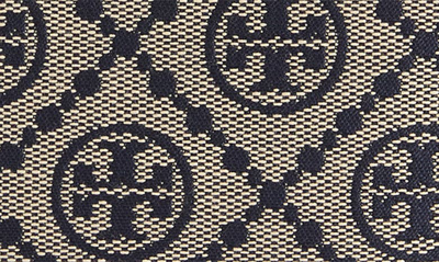 Tory Burch T Monogram Jacquard Mini Tote Bag In Tory Navy
