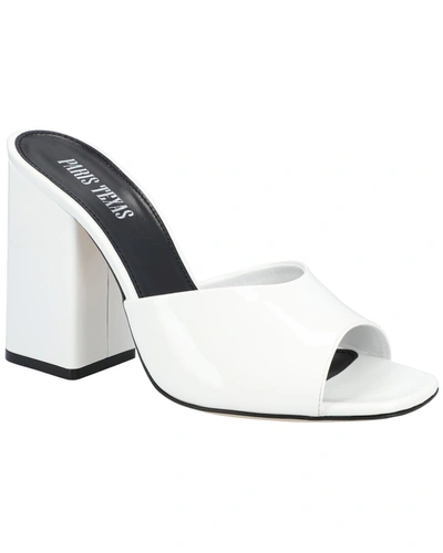 Shop Paris Texas Anja Leather Mule In White