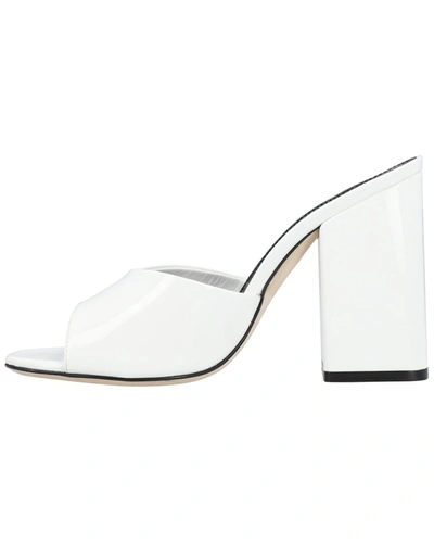 Shop Paris Texas Anja Leather Mule In White
