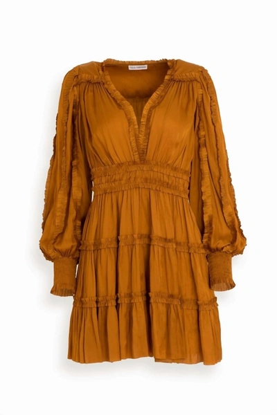 Shop Ulla Johnson Amara Dress In Goldenrod In Orange