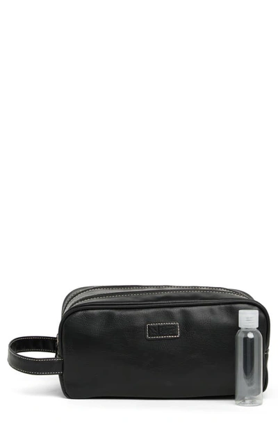 Shop Original Penguin Double Zip Travel Dopp Kit In Black