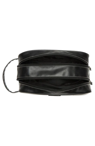 Shop Original Penguin Double Zip Travel Dopp Kit In Black