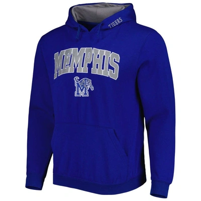 Shop Colosseum Royal Memphis Tigers Arch And Logo Pullover Hoodie