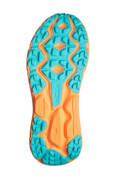 Shop Hoka Challenger 7 Running Shoe In Ceramic / Vibrant Orange