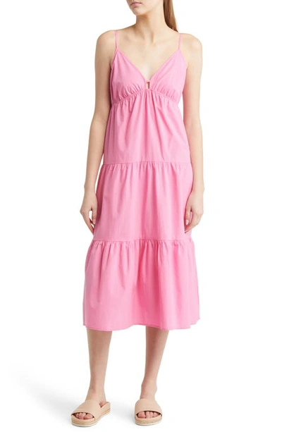 Shop Rails Avril Tiered Sundress In Hot Pink