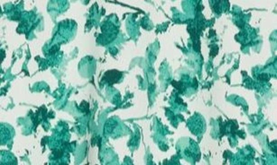 Patrizia Luca Women's Print High Low Tunic Top In Green Print