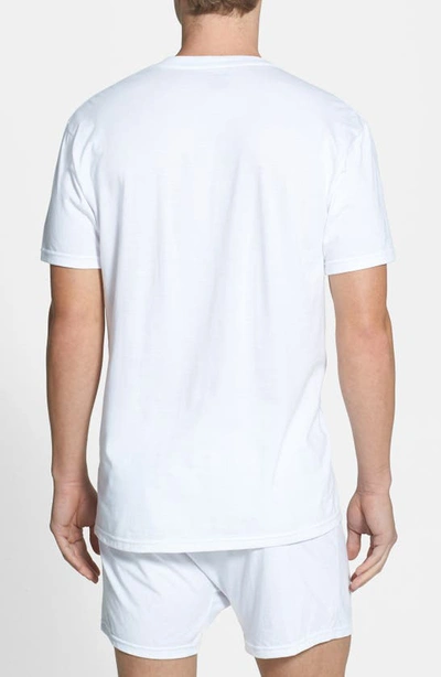 Shop Nordstrom Men's Shop Nordstrom Regular Fit 4-pack Supima® Cotton T-shirts In White