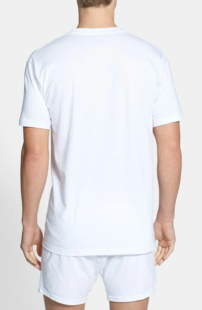Nordstrom Men's Shop Nordstrom 4-pack Regular Fit Supima® Cotton V-neck T-shirts In White
