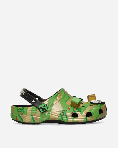 Crocs Classic Elevated Minecraft Clogs In Multicolor
