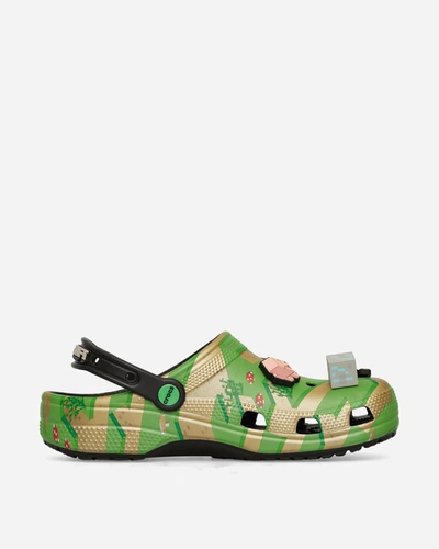 Crocs Classic Elevated Minecraft Clogs In Multicolor