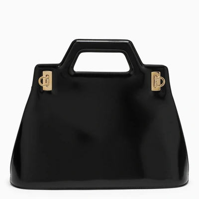 Shop Ferragamo | Black Wanda Handbag