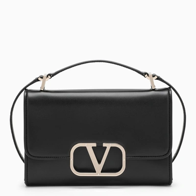 Shop Valentino Garavani | Black Leather Shoulder Bag