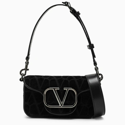 Shop Valentino Garavani | Locò Black Bag In Toile Iconographe