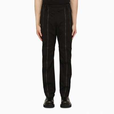 Shop 032c Black Trousers With Zip