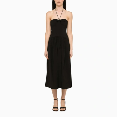 Shop Vince Black Jersey Midi Dress
