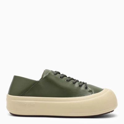 Shop Yume Yume | Oversize Green/cream Sneaker