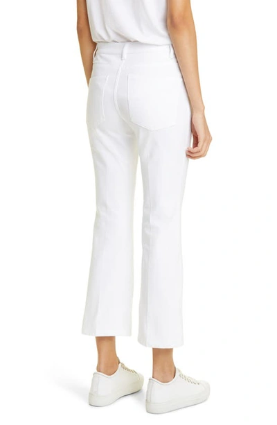 Theory Five-pocket Kick Flare Pants In White