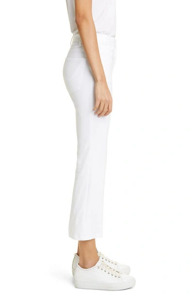 Theory Five-pocket Kick Flare Pants In White