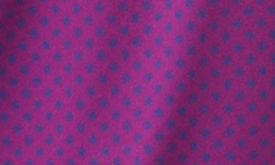 Shop Mizzen + Main Versa Floral Performance Golf Polo In Purple Wine Floral Print