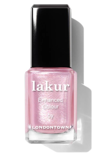 Shop Londontown Nail Color In Pink Strawberry