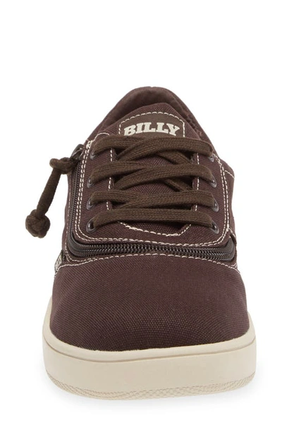Shop Billy Footwear Low Ii Sneaker In Dark Brown/ White