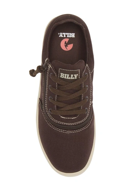 Shop Billy Footwear Low Ii Sneaker In Dark Brown/ White