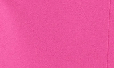 Dress The Population Gloria Front Zip Sheath Dress In Bright Fuchsia