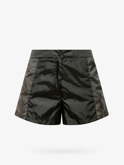 Shop Moncler Shorts In Green