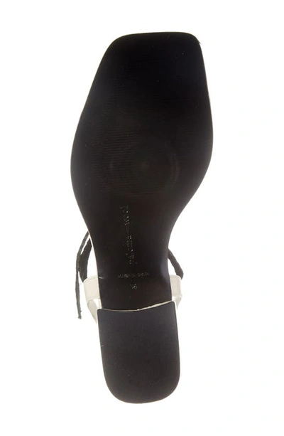 Shop Paloma Wool Margaret Block Heel Sandal In White/black